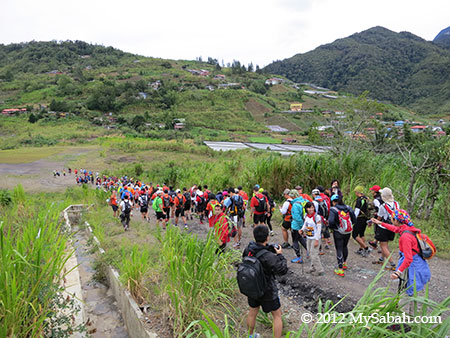 gather at starting point