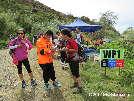 Water Station 1 of Ultra Trail Run