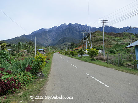 paved road in Kundasang