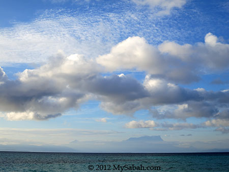 view of Mt. Kinabalu