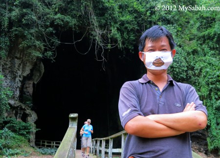 front of Gomantong Cave