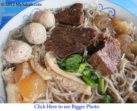 mixed beef noodle / ngiu chap mee fong