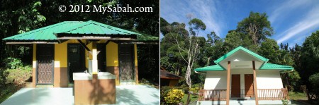 shower room and Muslim prayer room