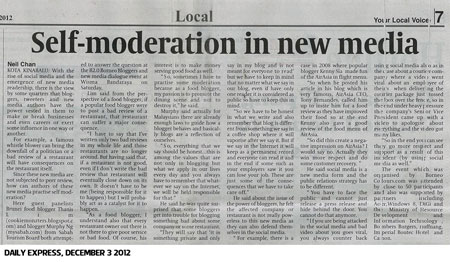 Daily Express news about B2.0 2012