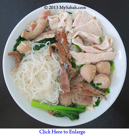 Sabah Pork Noodle Soup