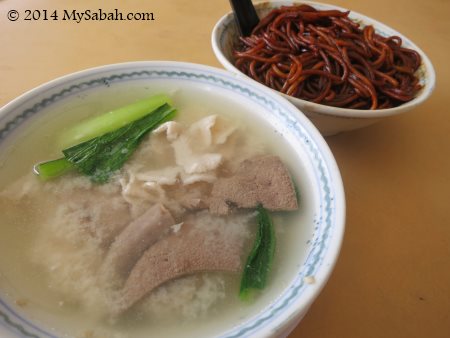 Pork noodle of Sinsuran Sang Nyuk Mee