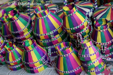 handmade baskets of Bajau