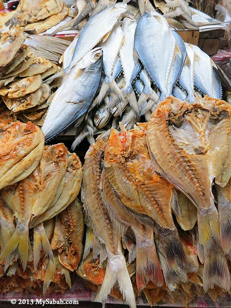 salted fishes