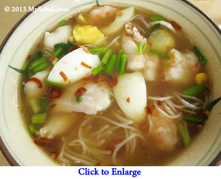 close-up of Soto Seafood