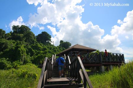 observatory platform on Skull Hill (Bukit Tengkorak)