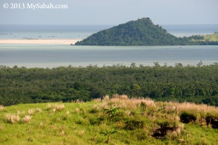 sea view from Bukit Tengkorak