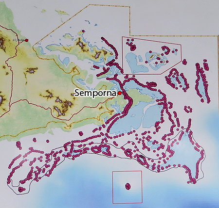 Dive sites of Semporna
