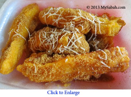 Fried Banana with Cheese