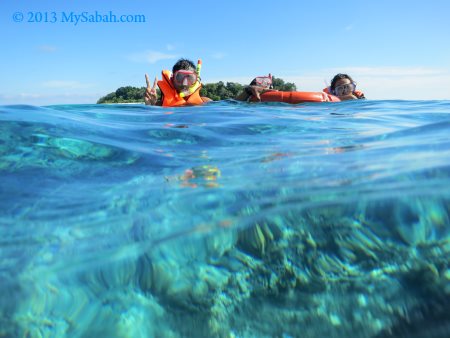 snorkeling in Sipadan Island