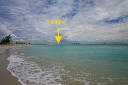 sand bar of Sands Spit Island
