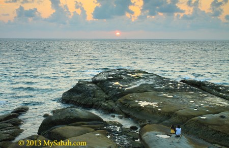 sunset at the Tip Of Borneo