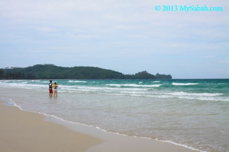 Pantai Kalampunian at the Tip of Borneo