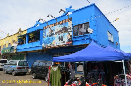 office of Scuba Junkie in Semporna town