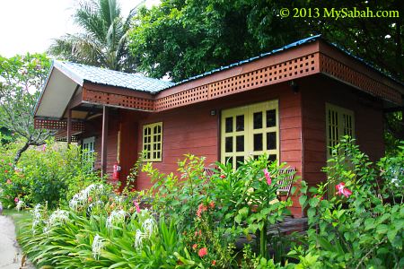 chalet of Borneo Divers Mabul Resort (BDMR)