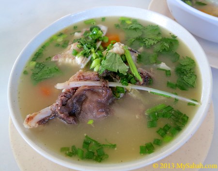 fish lip soup