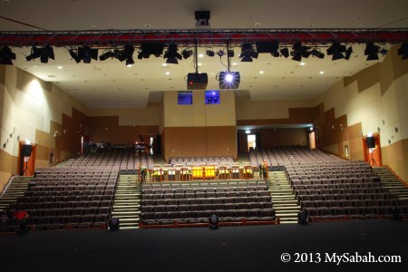 view of auditorium from stage