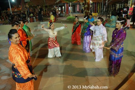 cultural show in outdoor stage