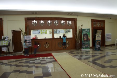 ticketing counter of auditorium