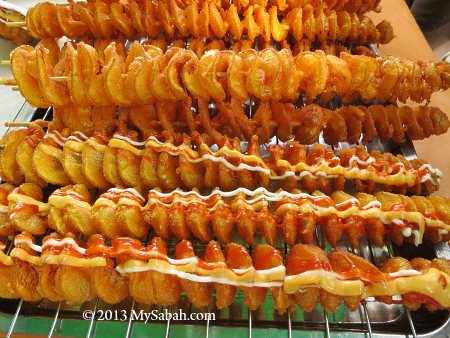 cheese potato skewers for sale