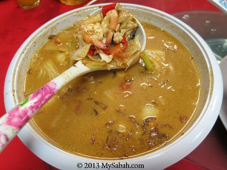 Seafood Tom Yam soup
