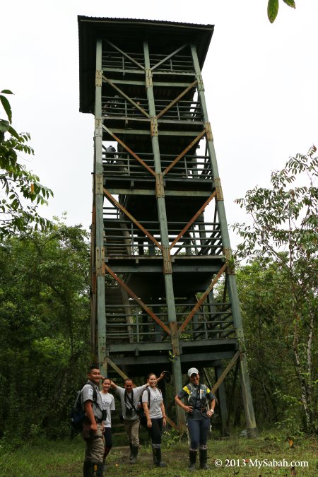 Observatory Tower at Lipad Mud Volcano