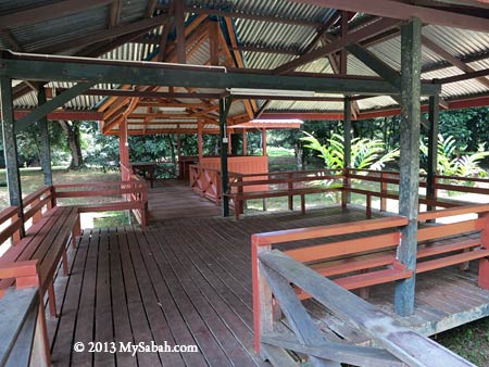 verandah in Taliwas Forestry & Recreation Area