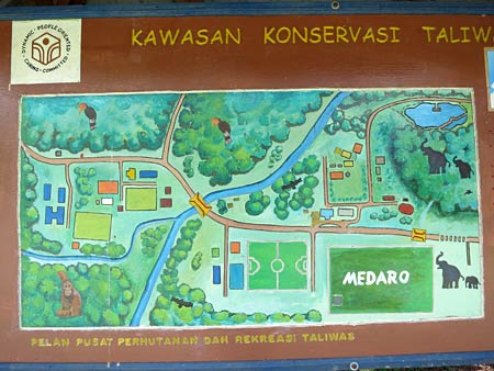 layout map of Taliwas Forestry & Recreation Area