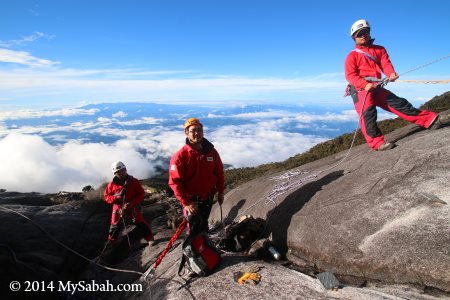 waiting for sport climbing