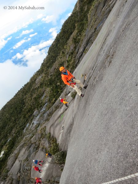 resting position on rope