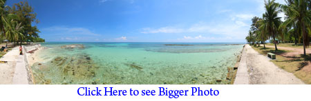 panoramic photo of Bak-Bak Beach