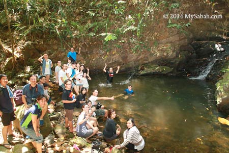 waterfall pond