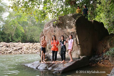 swimmers at Moyog River