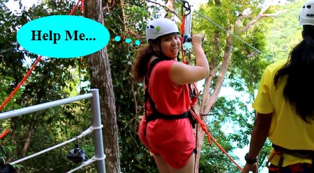 prepare for ziplining