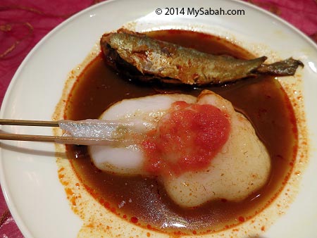 ambuyat, the sago paste