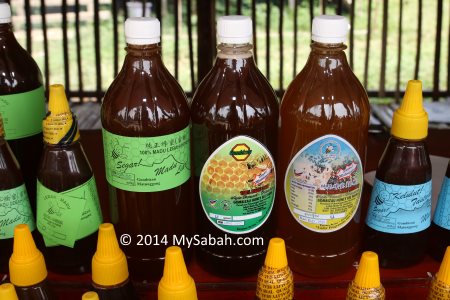 big bottles of honey