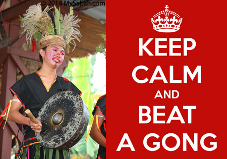 Keep Calm and Beat a Gong