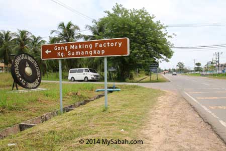 junction to Kg. Sumangkap Gong Factory