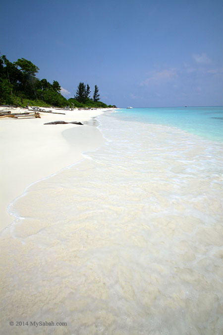 beach of Pulau Mengalum