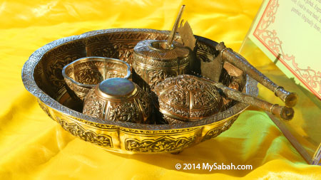 Silver Betel Nut Container from Sarawak