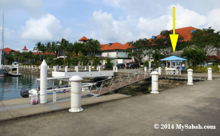 jetty of Sutera Harbor