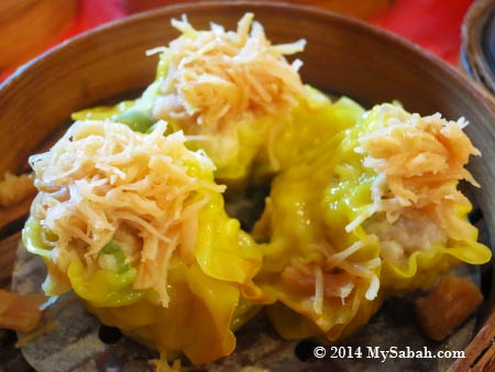 Shao Mai with scallops