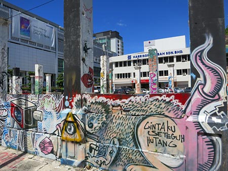 local street art of Sabah