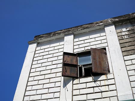 window of old welfare building