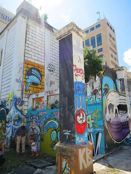 graffiti zone of Kota Kinabalu city