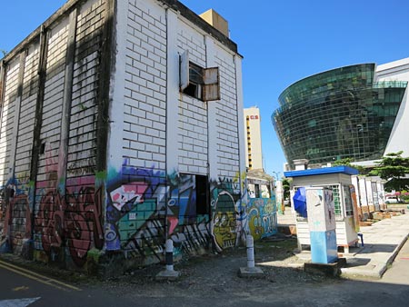 street art on old welfare building